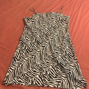 Zebra print Banana Republic dress
